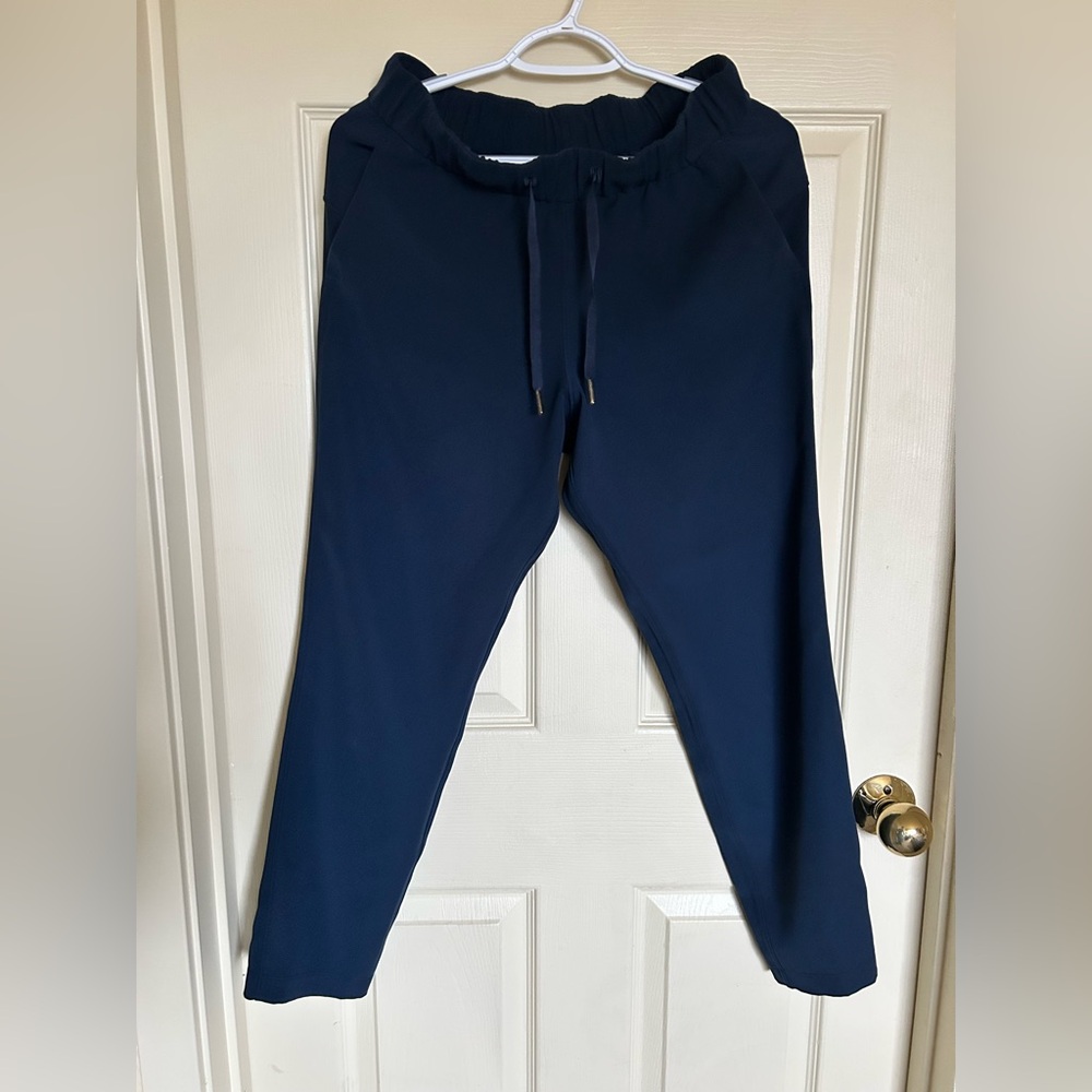 lululemon athletica Navy Blue Drawstring Jogger Pants